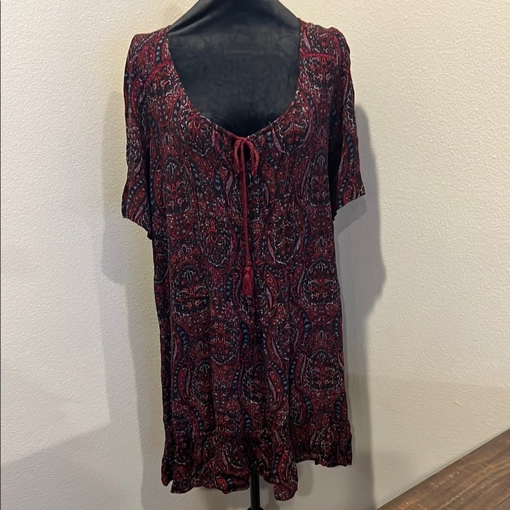 American Eagle Outfitters dress Red Tie Front